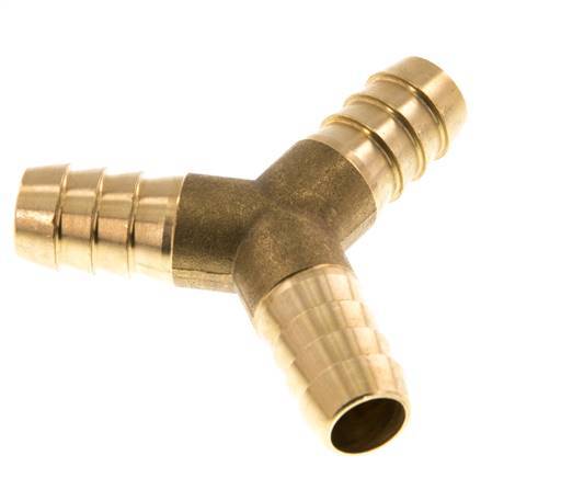 Conector de manguera en Y de latón de 13 mm (1/2'')