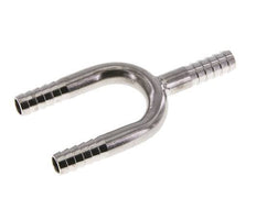 Conector de manguera en Y de acero inoxidable 1.4301 de 6 mm (1/4'')