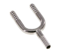 Conector de manguera en Y de acero inoxidable 1.4301 de 6 mm (1/4'')