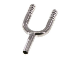 Conector de manguera en Y de acero inoxidable 1.4301 de 6 mm (1/4'')