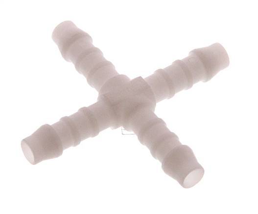 Conector de manguera en cruz de 6 mm (1/4'') de POM [5 piezas]