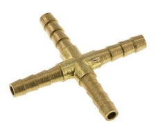 Conector de manguera en cruz de 5 mm [2 piezas] de latón