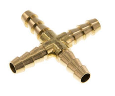 Conector de manguera en cruz de latón de 8 mm (5/16'') [2 piezas]