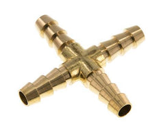 Conector de manguera en cruz de latón de 8 mm (5/16'') [2 piezas]