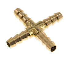 Conector de manguera en cruz de latón de 8 mm (5/16'') [2 piezas]