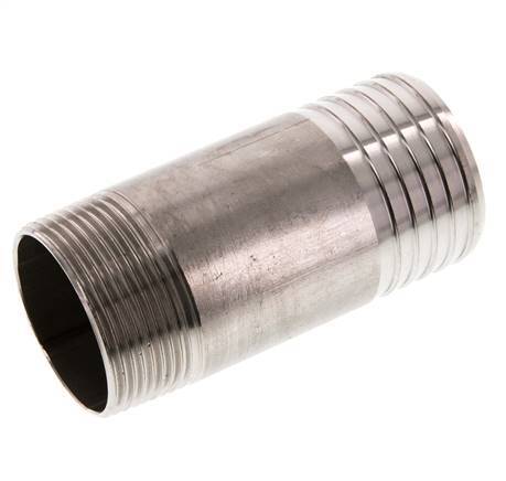 50 mm (2'') y R1-1/2'' Acero inoxidable 1.4571 Manguito macho 100mm