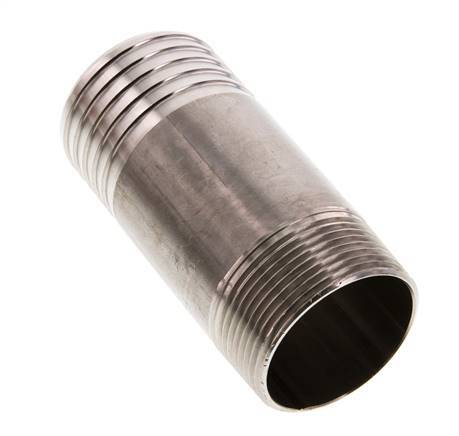 50 mm (2'') y R1-1/2'' Acero inoxidable 1.4571 Manguito macho 100mm