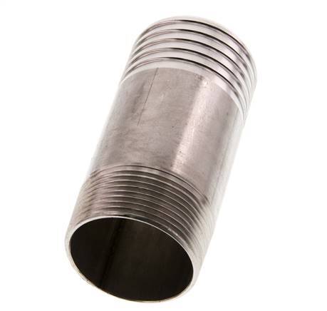 50 mm (2'') y R1-1/2'' Acero inoxidable 1.4571 Manguito macho 100mm