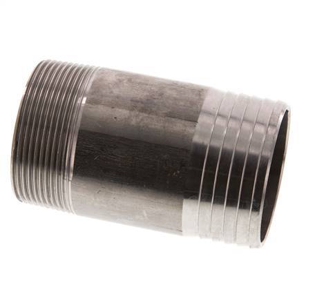 60 mm y R2'' Acero inoxidable 1.4571 Manguito macho 100mm