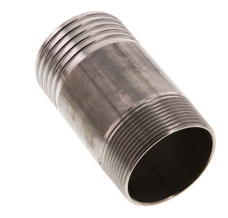 60 mm y R2'' Acero inoxidable 1.4571 Manguito macho 100mm