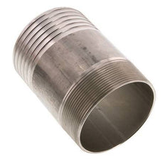 90 mm (3-1/2'') y R3'' Acero inoxidable 1.4571 Boquilla macho 120mm