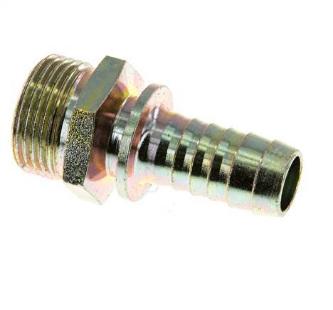 Collarines de seguridad de 19 mm (3/4'') y G1'' de acero con rosca macho para manguera