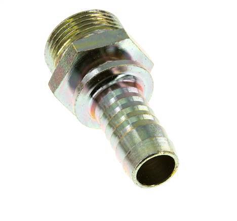 Collarines de seguridad de 19 mm (3/4'') y G1'' de acero con rosca macho para manguera