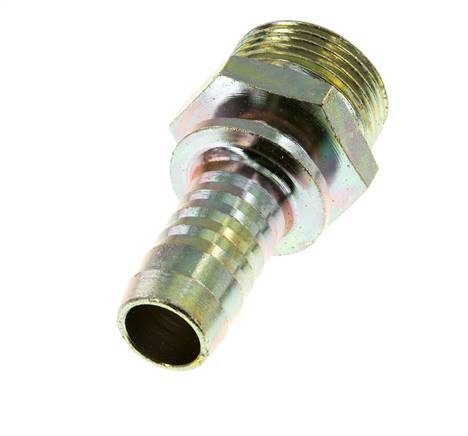 Collarines de seguridad de 19 mm (3/4'') y G1'' de acero con rosca macho para manguera