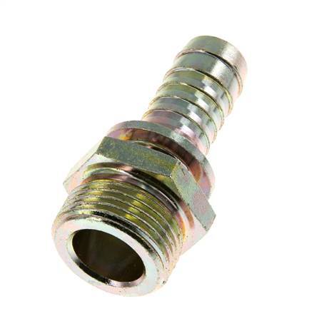 Collarines de seguridad de 19 mm (3/4'') y G1'' de acero con rosca macho para manguera
