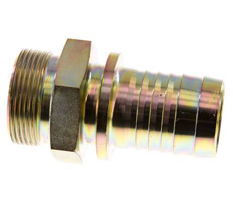 Collarines de seguridad de 38 mm (1-1/2'') y G1-1/2'' de acero con rosca macho para manguera