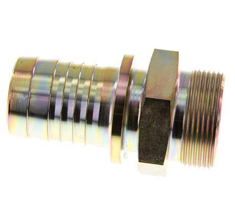 Collarines de seguridad de 38 mm (1-1/2'') y G1-1/2'' de acero con rosca macho para manguera