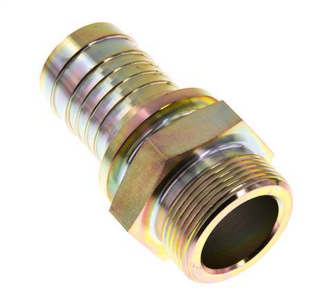 Collarines de seguridad de 38 mm (1-1/2'') y G1-1/2'' de acero con rosca macho para manguera
