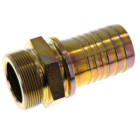 Collarines de seguridad de 50 mm (2'') y G2' de acero con rosca macho para manguera