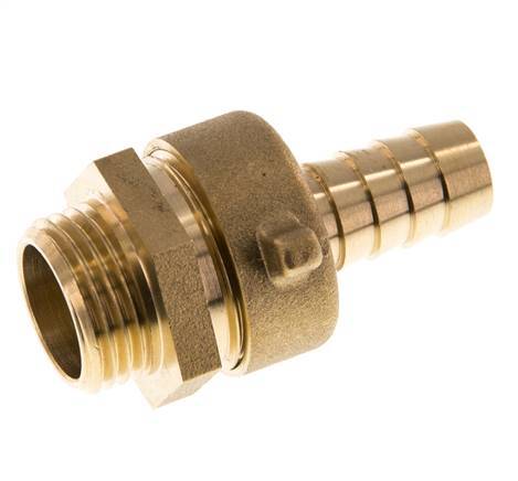 Tuerca de mariposa de latón de 13 mm (1/2'') y G1/2'' con cierre plano NBR