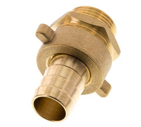 Tuerca de mariposa de latón de 19 mm (3/4'') y G3/4'' con cierre plano NBR