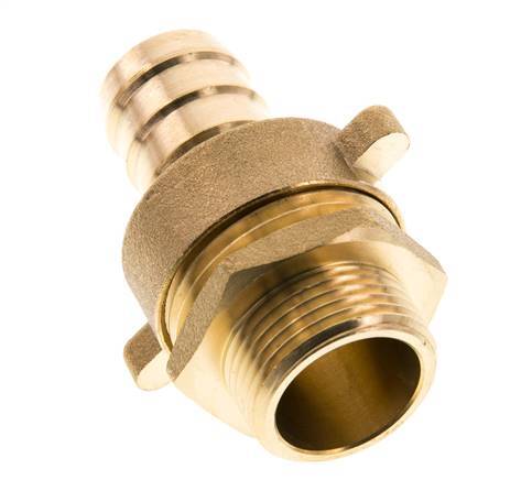 Tuerca de mariposa de latón de 19 mm (3/4'') y G3/4'' con cierre plano NBR