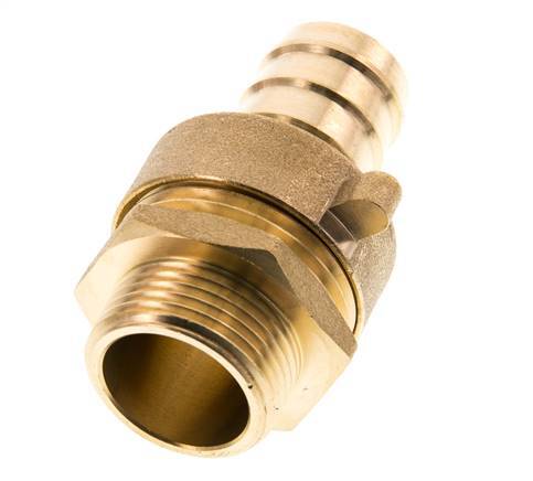 Tuerca de mariposa de latón de 19 mm (3/4'') y G3/4'' con cierre plano NBR