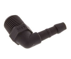 Codo de manguera de 4 mm y R1/8'' PA 6 con rosca macho [20 piezas]