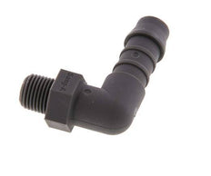Codo para manguera de 9 mm (3/8'') y R1/8'' PA 6 con rosca macho [5 piezas]