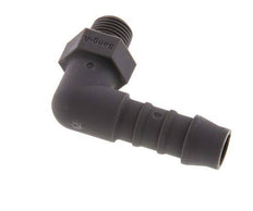 Codo para manguera de 9 mm (3/8'') y R1/8'' PA 6 con rosca macho [5 piezas]