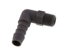 Codo de manguera de 10 mm y R1/4'' PA 6 con rosca macho [10 piezas]