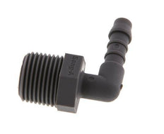 Codo de manguera de 6 mm (1/4'') y R3/8'' PA 6 con rosca macho [10 piezas]
