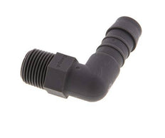 Codo de manguera de 13 mm (1/2'') y R3/8'' PA 6 con rosca macho [5 piezas]