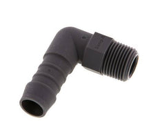 Codo de manguera de 13 mm (1/2'') y R3/8'' PA 6 con rosca macho [5 piezas]
