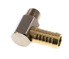 Codo de latón de 13 mm (1/2'') y R1/4'' con rosca macho