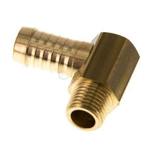 Codo de latón de 13 mm (1/2'') y M14x1,5 (cónico) con rosca macho