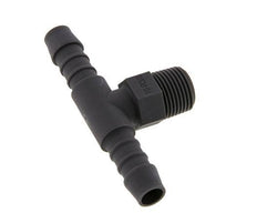 Boquilla de manguera de 10 mm y R3/8'' PA 6 con rosca macho [5 piezas]