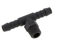 Boquilla de manguera de 10 mm y R3/8'' PA 6 con rosca macho [5 piezas]