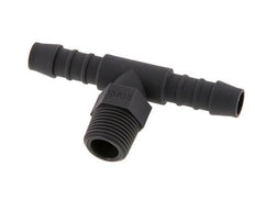Boquilla de manguera de 10 mm y R3/8'' PA 6 con rosca macho [5 piezas]