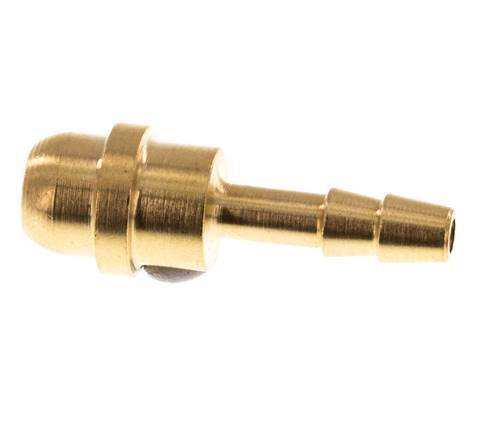Boquilla de latón de 4 mm sin tuerca de unión (G1/4'') [10 piezas]