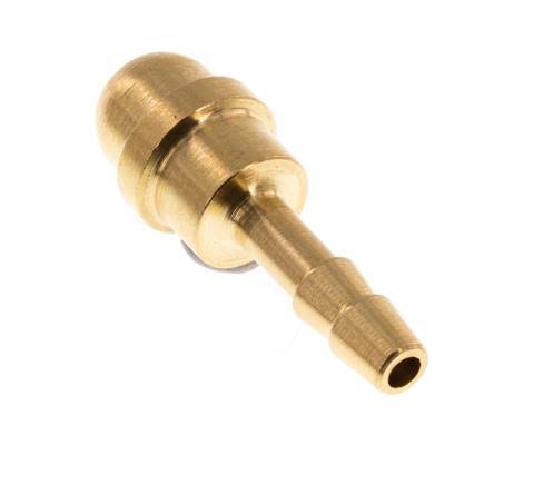 Boquilla de latón de 4 mm sin tuerca de unión (G1/4'') [10 piezas]