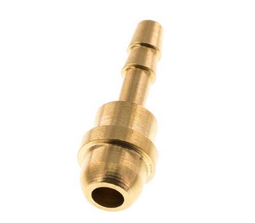 Boquilla de latón de 4 mm sin tuerca de unión (G1/4'') [10 piezas]