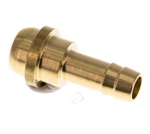 Boquilla de latón de 9 mm (3/8'') sin tuerca de unión (G1/2'') [2 piezas]