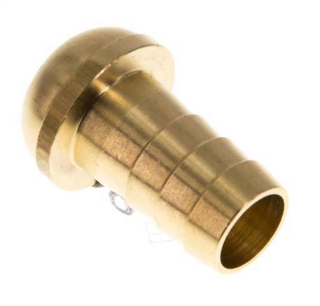 Boquilla de latón de 13 mm (1/2'') sin tuerca de unión (G3/4'') 13,5mm [2 piezas]