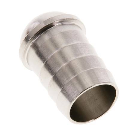 Boquilla de latón niquelado de 19 mm (3/4'') sin tuerca de unión (G3/4'') 13,5mm [2 Piezas]