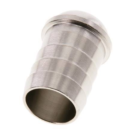 Boquilla de latón niquelado de 19 mm (3/4'') sin tuerca de unión (G3/4'') 13,5mm [2 Piezas]