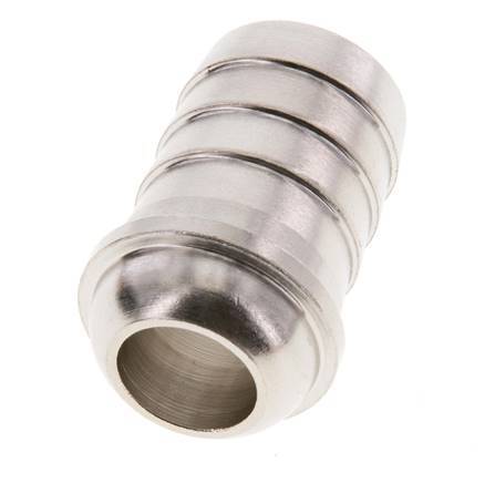 Boquilla de latón niquelado de 19 mm (3/4'') sin tuerca de unión (G3/4'') 13,5mm [2 Piezas]