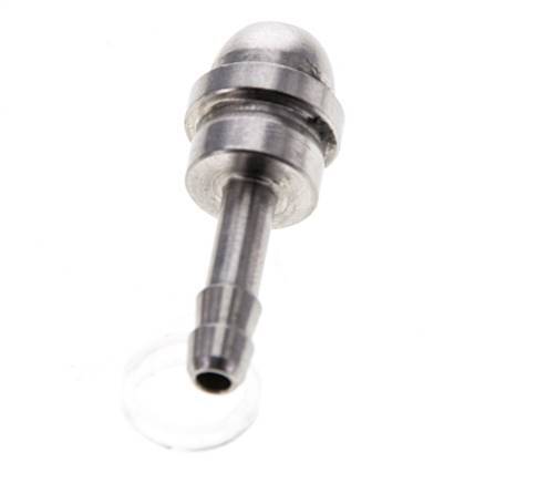 Boquilla de acero inoxidable de 4 mm sin tuerca de unión (G1/4'')