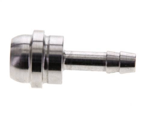 Boquilla de acero inoxidable de 6 mm (1/4'') sin tuerca de unión (G1/2'')