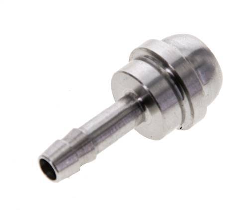 Boquilla de acero inoxidable de 6 mm (1/4'') sin tuerca de unión (G1/2'')